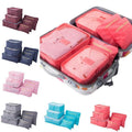 6-Piece Travel Set Storage Cubes for Clothes and Accessories