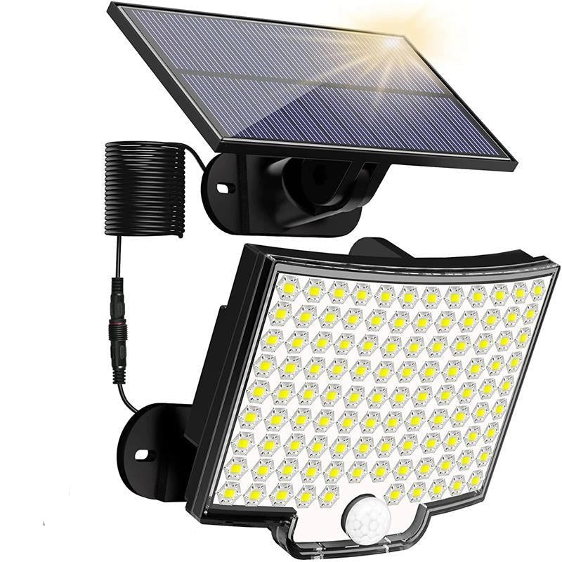 106 LED Outdoor Solar Security Light with Motion Sensor – Waterproof Wall Light for Garden, Driveway & Patio