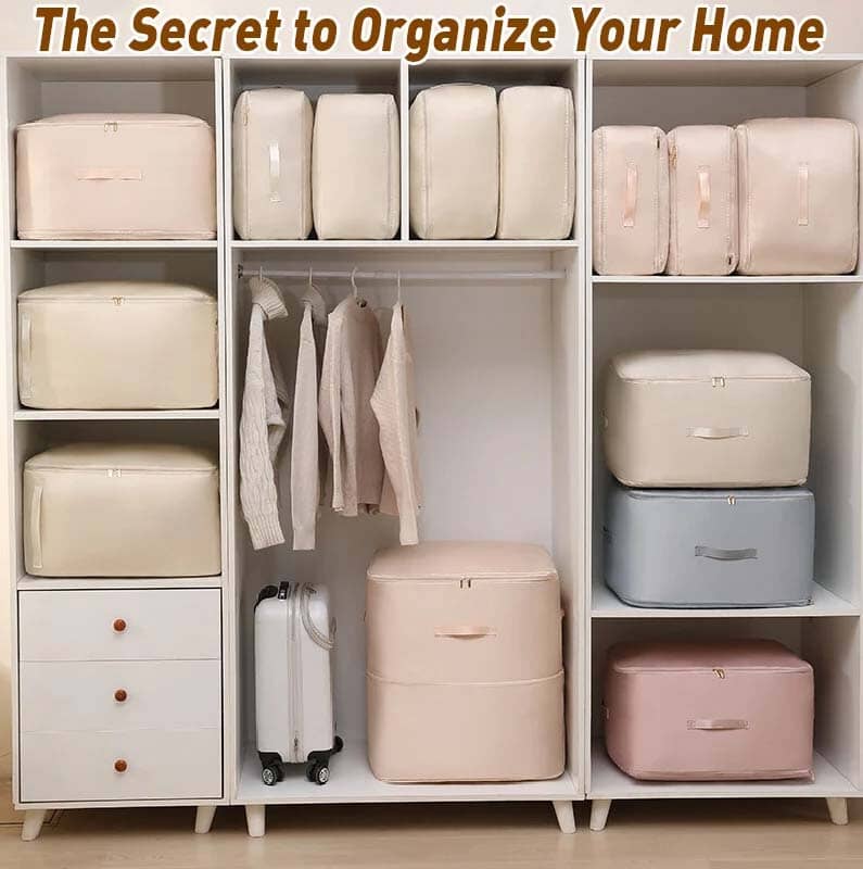 Extremely space-saving, self-compression Organizer