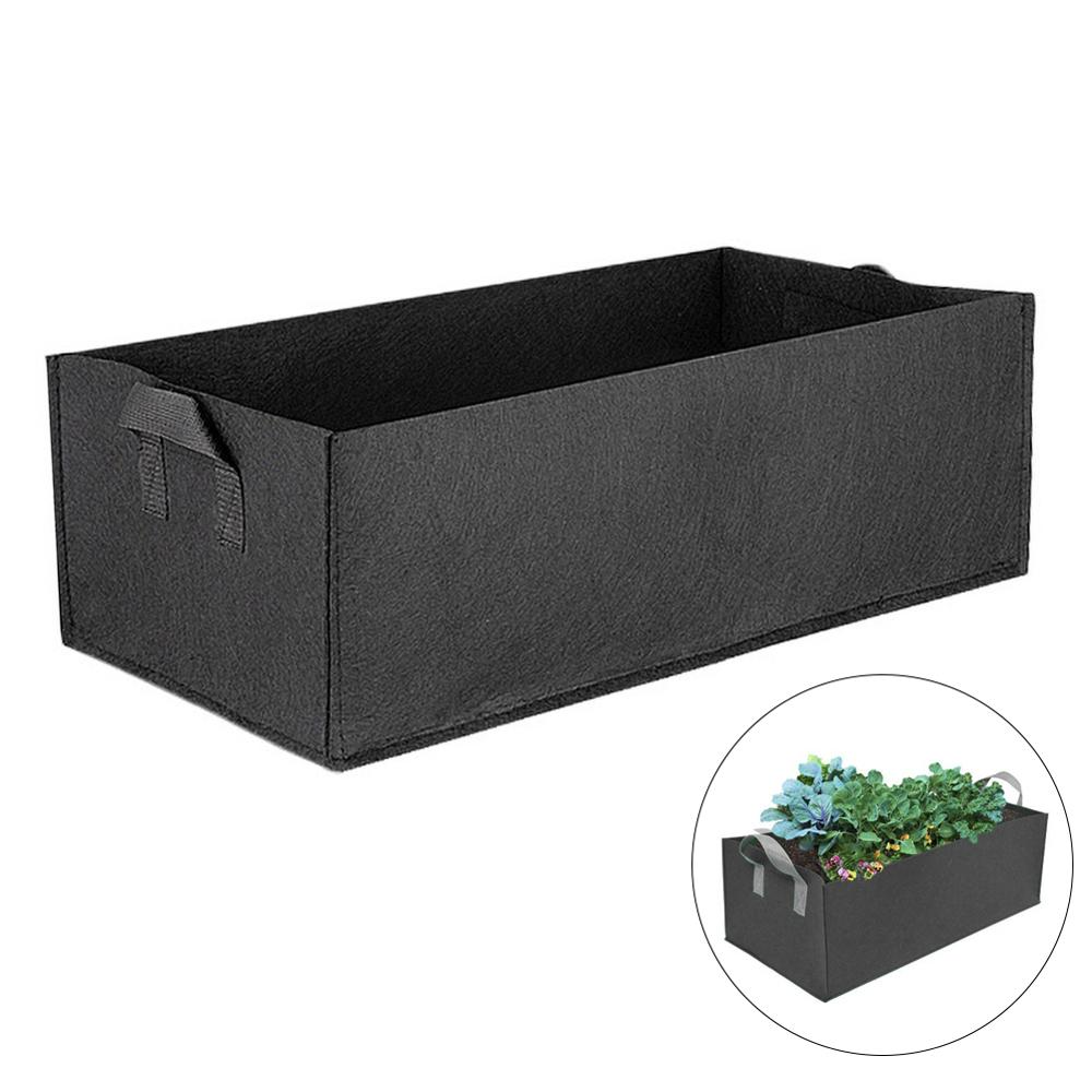 Zevolim| Foldable storage box made of felt for plants with handles
