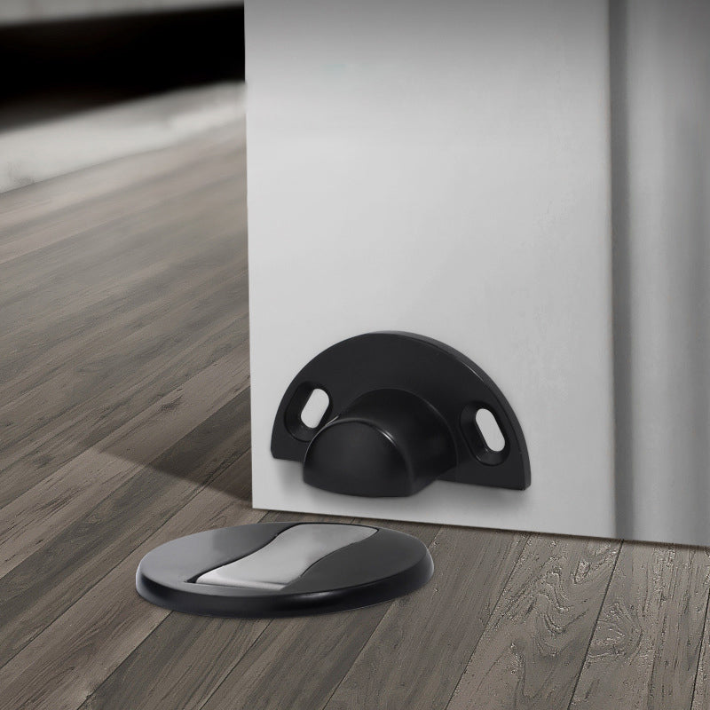 Invisible magnetic door stop made of stainless steel