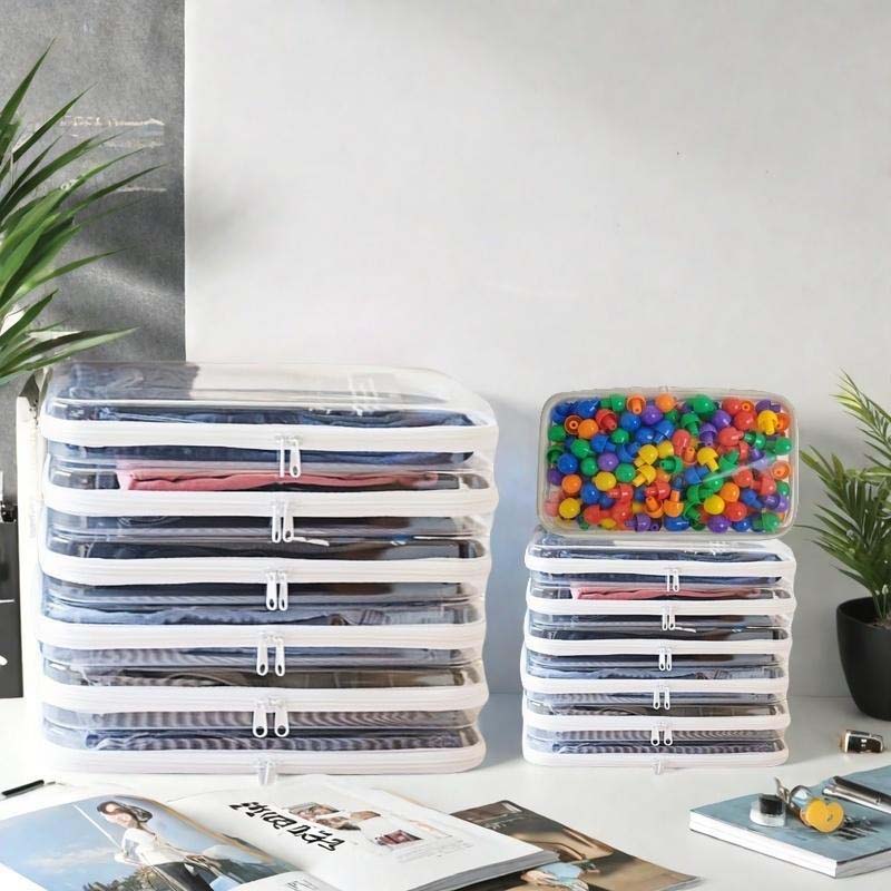 Large Capacity Zipper Storage Box Set