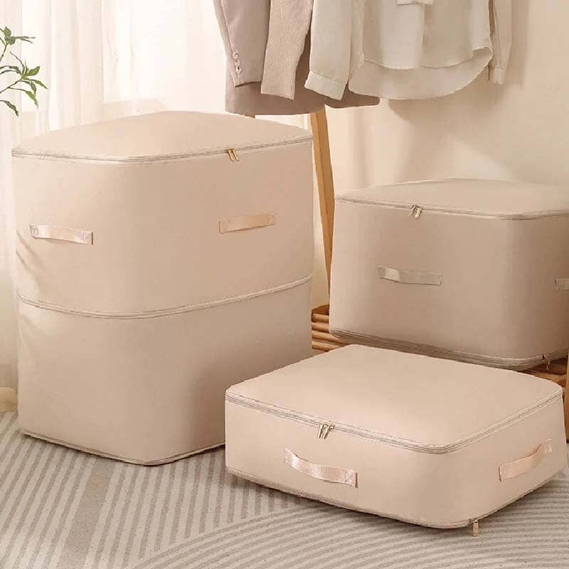 Extremely space-saving, self-compression Organizer