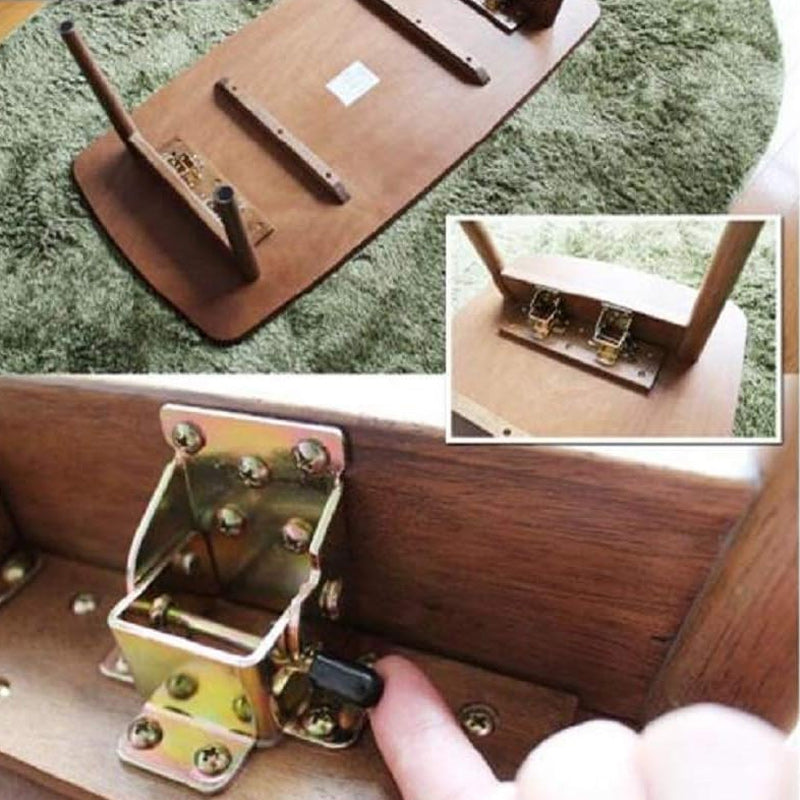 Folding hinge with lock