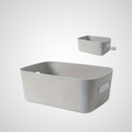 OrganiseerGemak - Set of 10 Wall Storage Boxes for Cosmetics and Snacks Bowlift