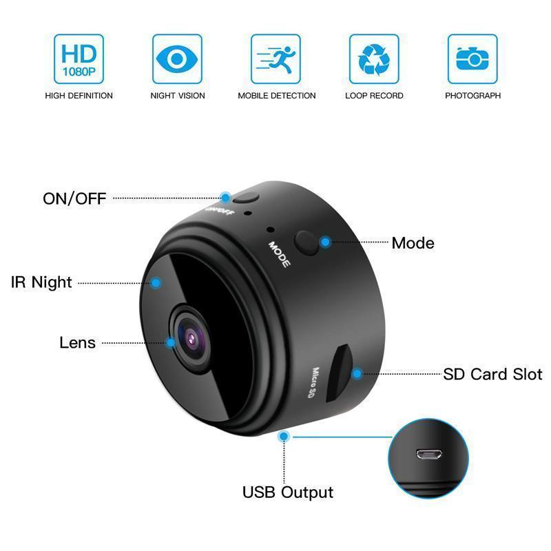 1080p Magnetic WiFi Mini Camera-RV Motorhome Rear View Camera