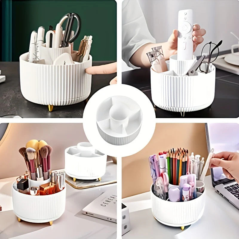 Makeup Organiser | 360° Rotating Storage Rack for Vanity