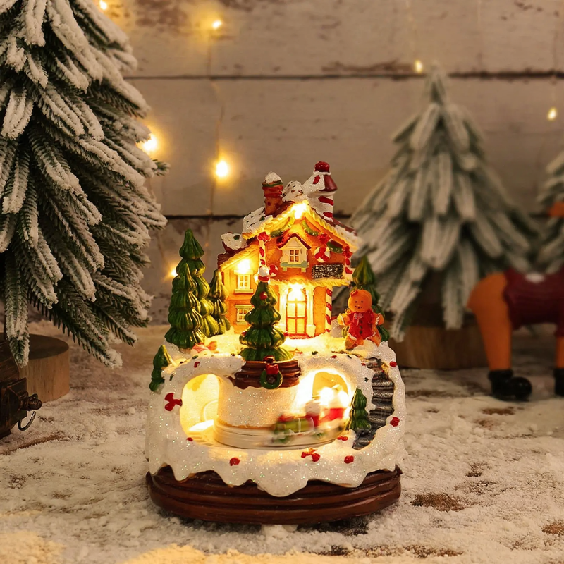 Christmas Music House with Lighting