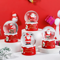 Glowing Christmas Snow Globe with Figures