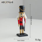 Nutcracker soldier made of wood, various sizes
