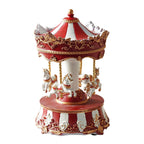 Christmas music box made of synthetic resin