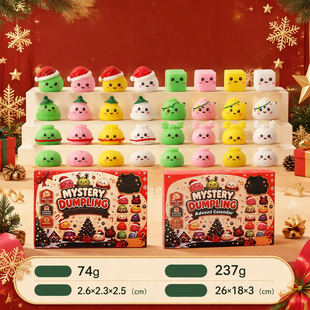Christmas Advent Calendar with Surprise Figures