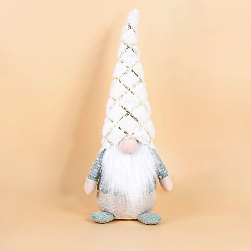 Christmas Elf Figure, 44 cm, sitting with sequins