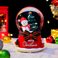 Christmas snow globe with Santa Claus motif