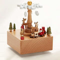 Solid wood music box made of beech wood