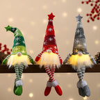 Christmas Elf Figure with LED Lighting and Star Hat