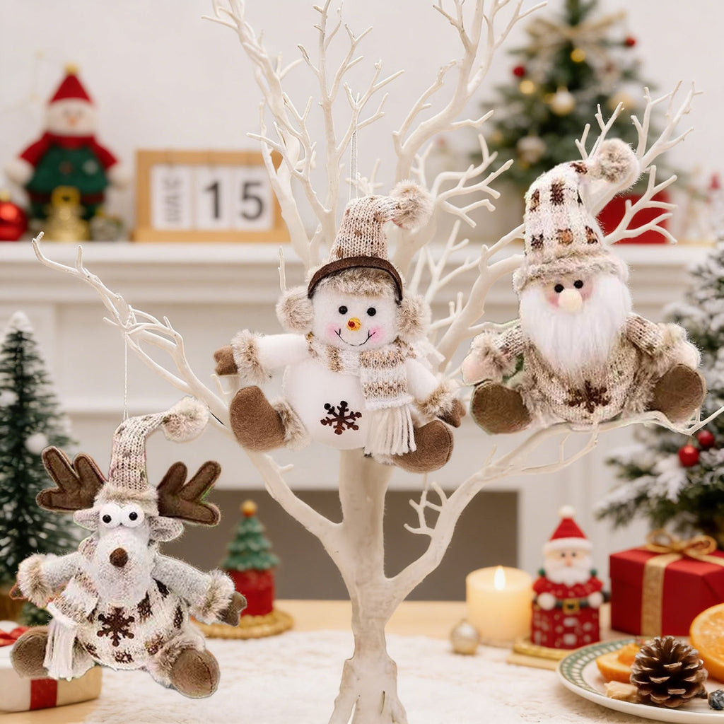 Christmas Elf Set: Santa Claus, Snowman, Reindeer