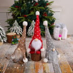 Gnome with knitted hat and pompom