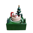Handcrafted music box made of beech wood