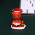 Decorative Christmas snow globe with light