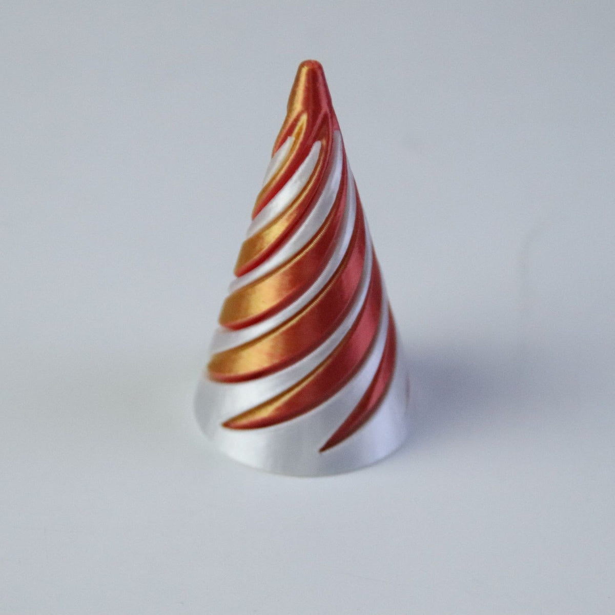 3D-printed spiral pyramid toy