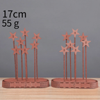 Decorative wooden stars for the Christmas season