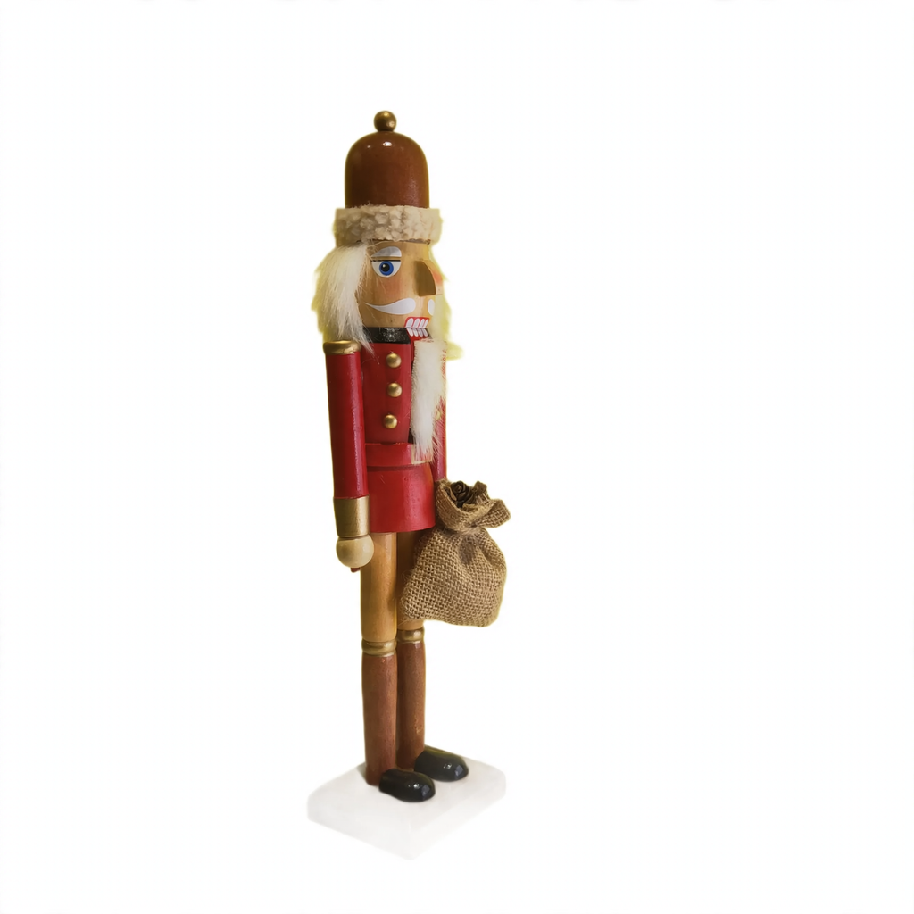 Wooden nutcracker, 38 cm, traditional Christmas decoration