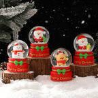 Christmas snow globe with lighting