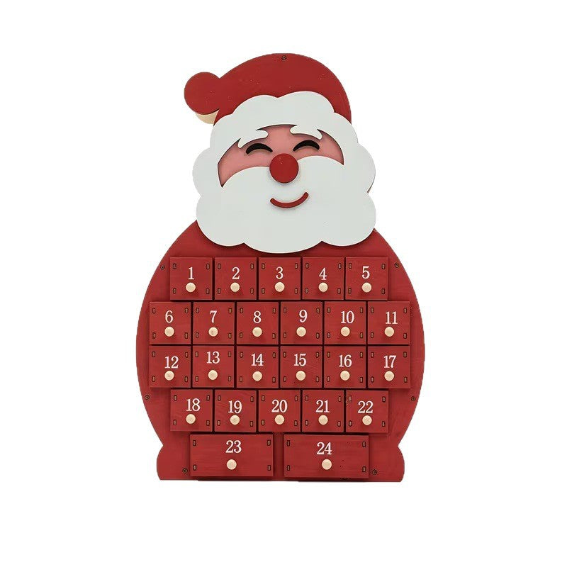Wood Christmas Countdown Calendar, various designs