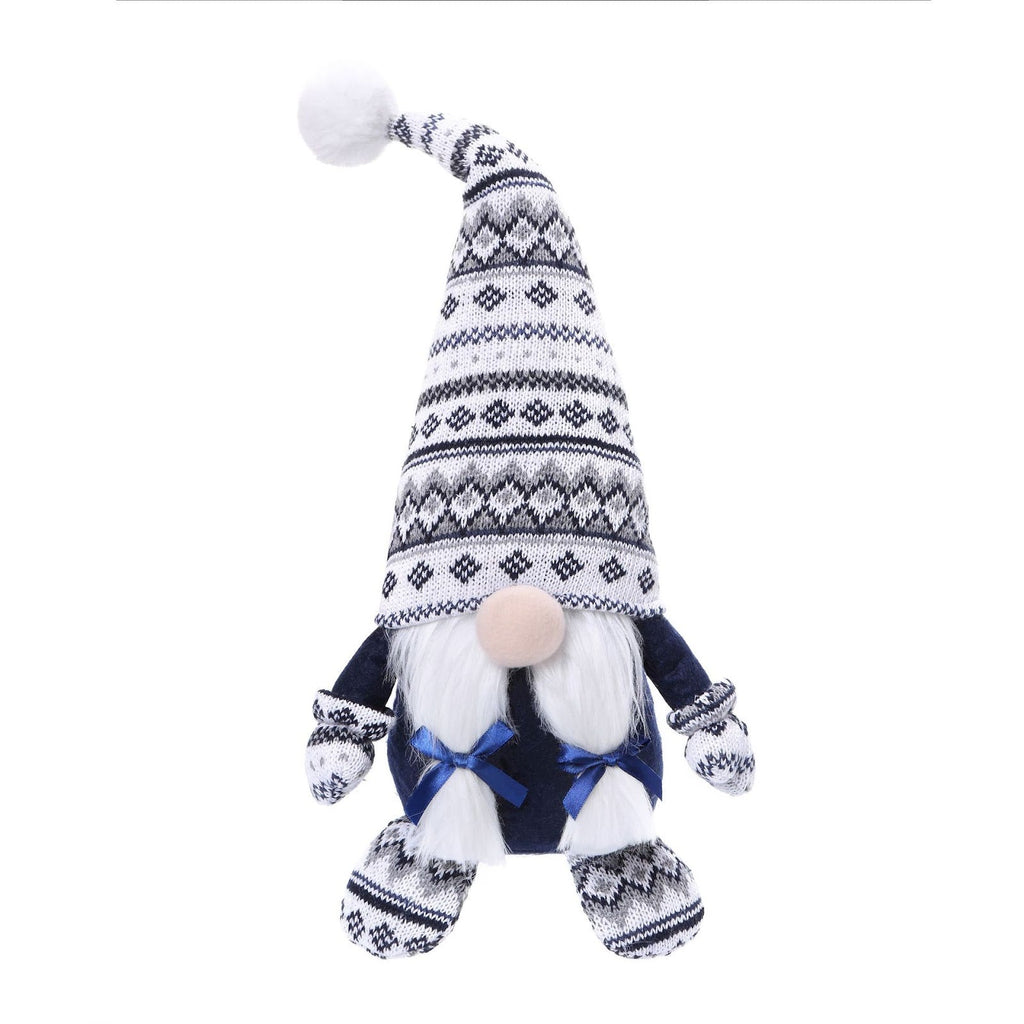 Christmas gift bag with gnome motif