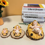 Nativity figure set, resin sculpture