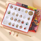Christmas Advent Calendar with DIY Jewelry Set