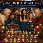 Christmas Advent Calendar with 24 Duck Figures
