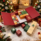 Christmas Advent Calendar Gift Box with Double Door