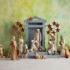 Decorative wooden stars for the Christmas season