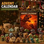 Dinosaur Advent Calendar made of Acrylic