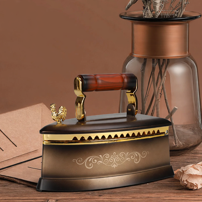 Vintage music box in iron design