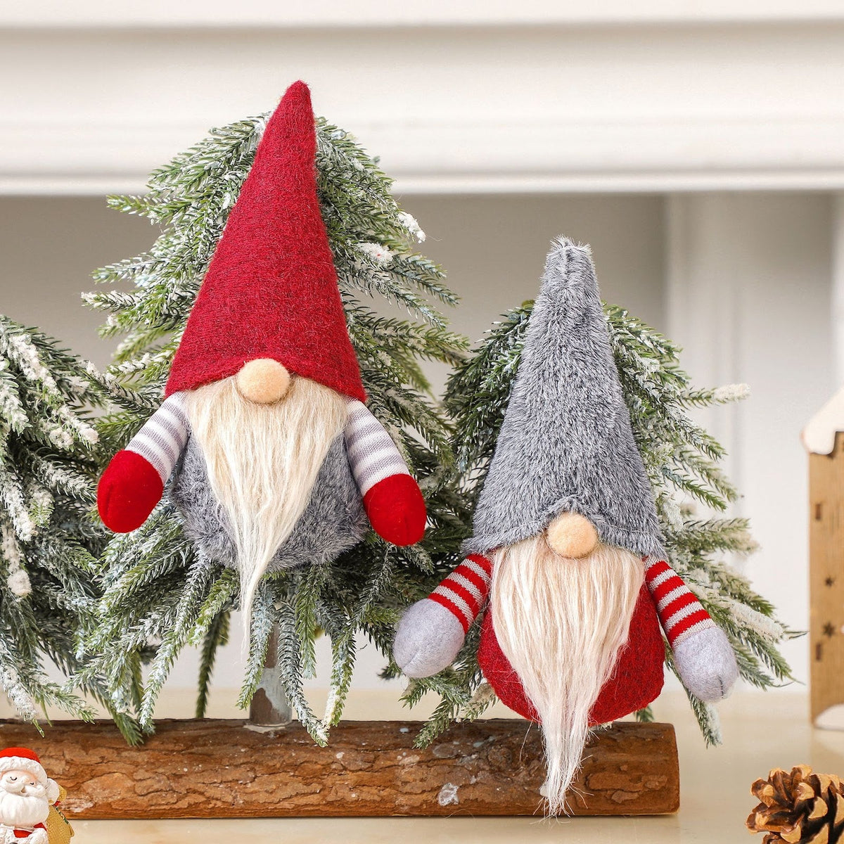 Christmas Gnome Pendant with Arms