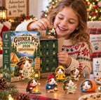 Guinea Pig Advent Calendar with Acrylic Ornaments