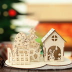 DIY Christmas House Kit, Wood, various designs