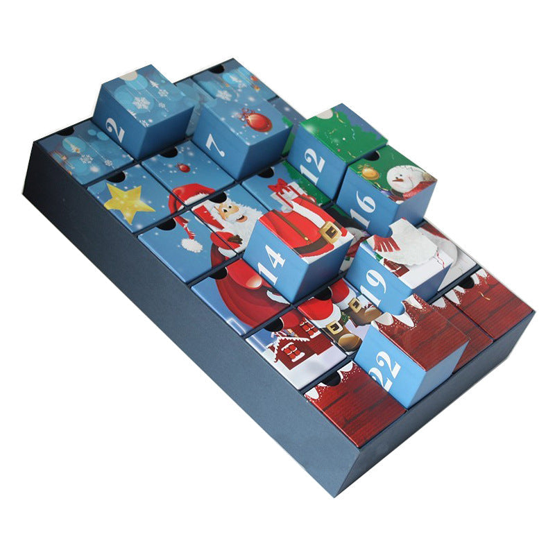 Exclusive Advent calendar with 24 compartments