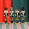 Nutcracker Soldier Set, 18 cm, 4 pieces, wood