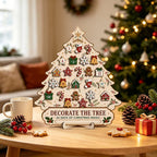 DIY wooden Advent calendar for hanging