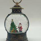 Romantic music box with snow effect and light