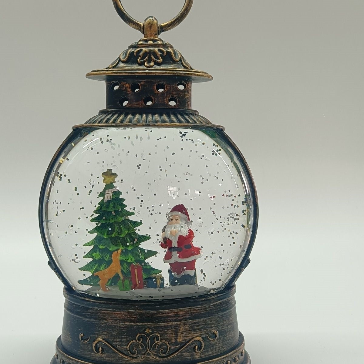 Romantic music box with snow effect and light