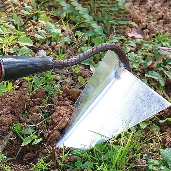 Zevolim| 2-in-1 Stainless Steel Triangle Weed Remover & Soil Loosener