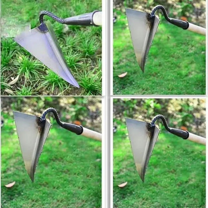 Zevolim| 2-in-1 Stainless Steel Triangle Weed Remover & Soil Loosener