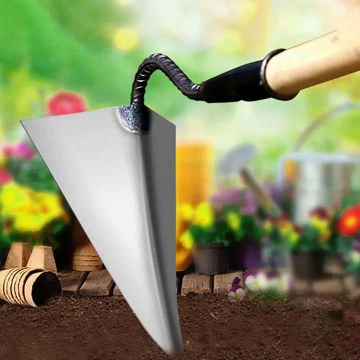 Zevolim| 2-in-1 Stainless Steel Triangle Weed Remover & Soil Loosener