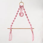 Macrame Flower Wall Hanging Organizer Bowlift