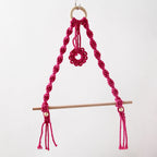 Macrame Flower Wall Hanging Organizer Bowlift